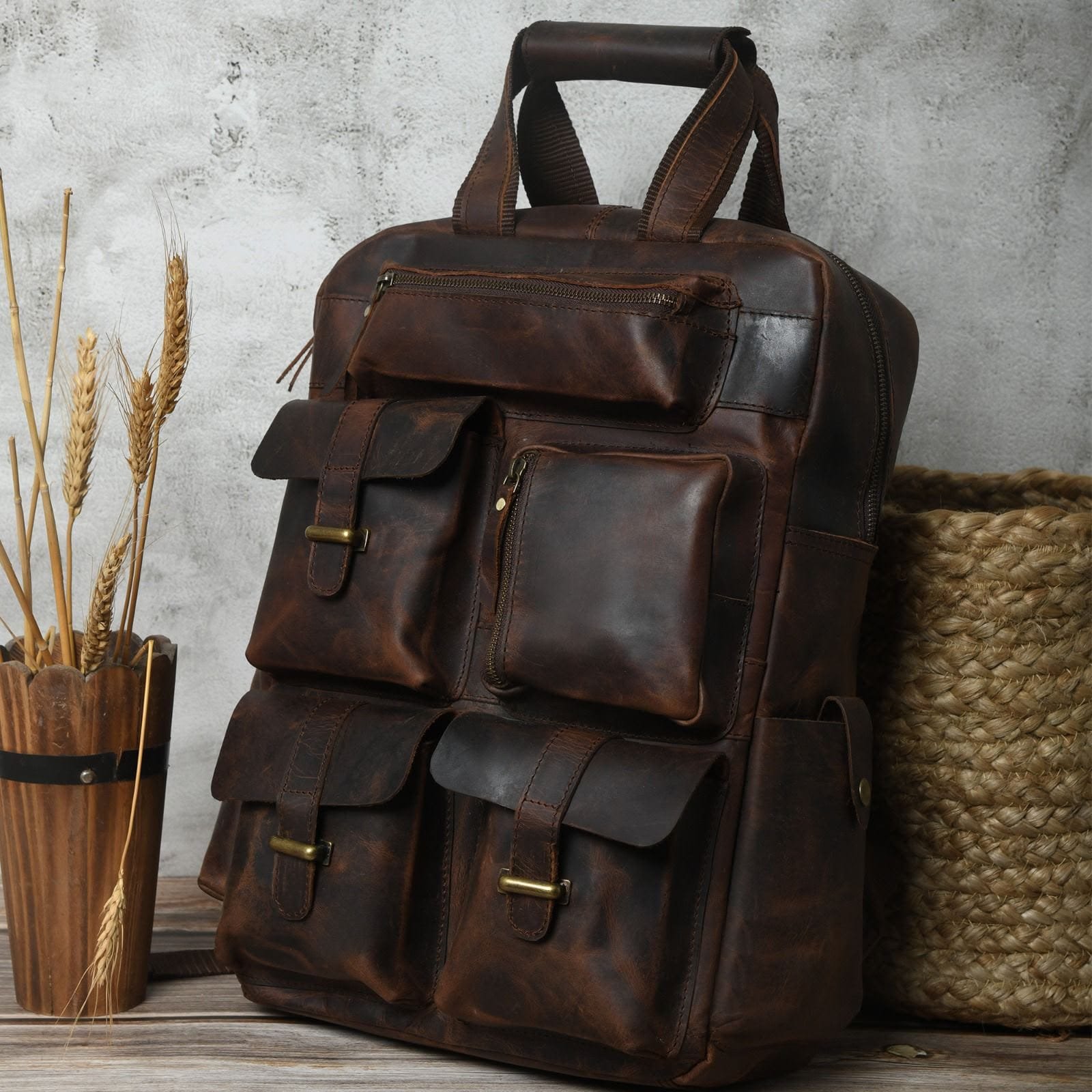 AIIT Leather Backpack - Image 3